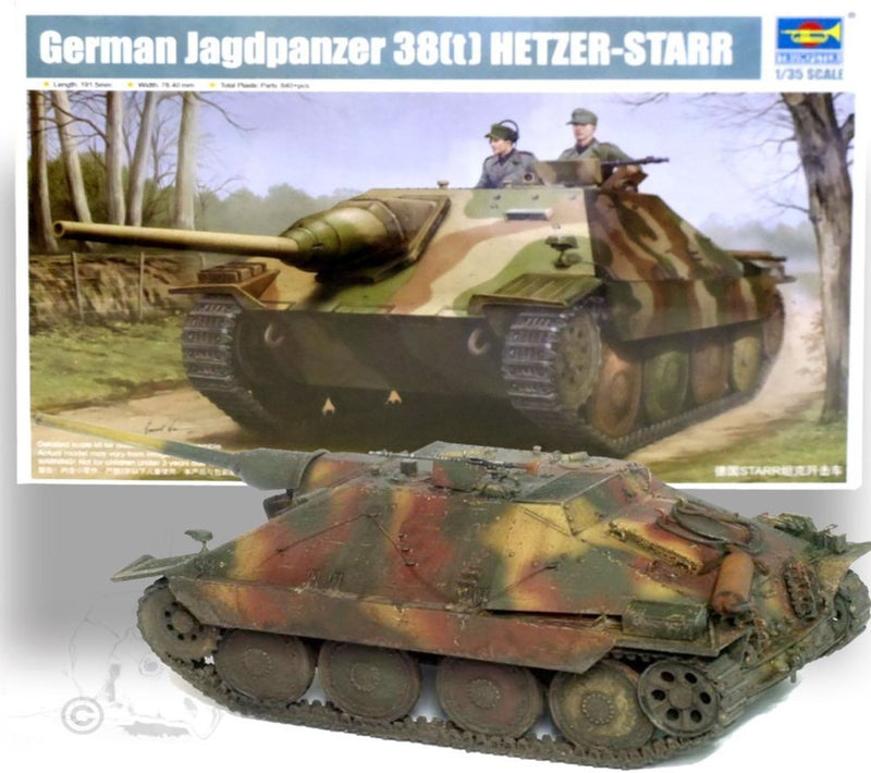 Trumpeter 05524 1/35 German Jagdpanzer 38 (Hetzer) Starr - Hobby City NZ