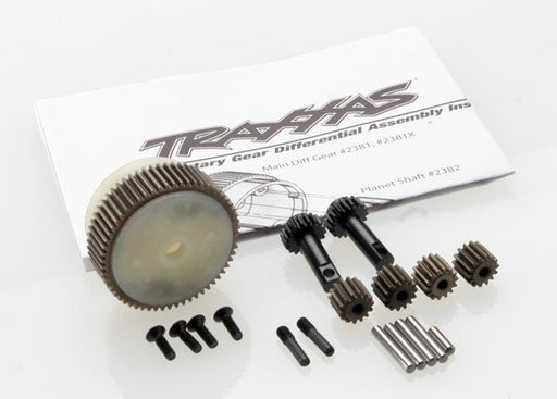 Traxxas 2388X - Planetary gear differential with steel ring gear (complete) (fits Bandit Stampede Rustler) - Hobby City NZ