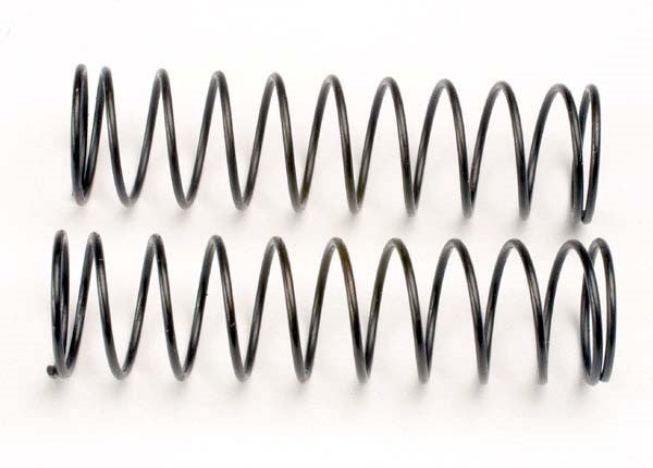 Traxxas 2458 - Springs Front (Black) (2) (769044217905)