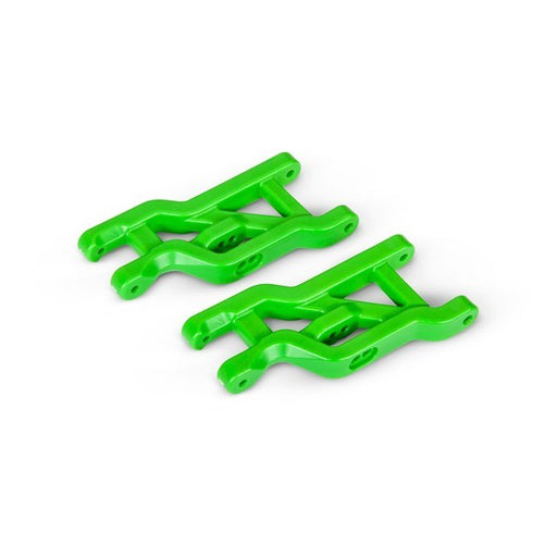 Traxxas 2531G - Suspension arms green front heavy duty (2) (requires #3632 series caster block and #3640 screw pin set) (7546258522349)