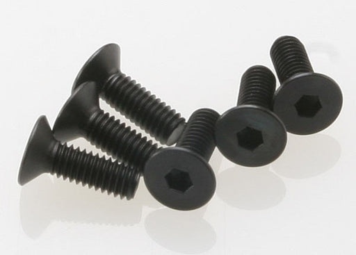 Traxxas 2542 - Screws 4x12mm countersunk machine (hex drive) (6) - Hobby City NZ