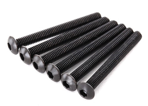 Traxxas 2616 - Screws 3x27mm button-head machine (hex drive) (6) - Hobby City NZ
