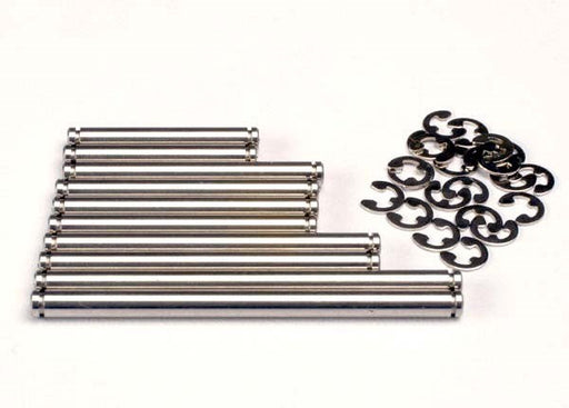 Traxxas 2739 - Suspension Pin Set Stainless Steel (W/ E-Clips) (769051656241)