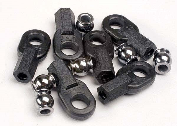 Traxxas 2742 - Rod Ends Long (6)/ Hollow Ball Connectors (6) - Hobby City NZ