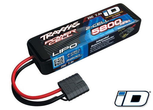 Traxxas 2843X - 5800mAh 7.4v 2-Cell 25C LiPo Battery - Hobby City NZ