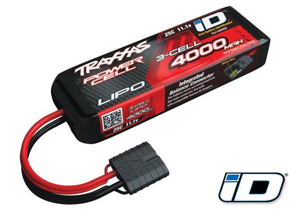 Traxxas 2849X - 4000mah 11.1v 3-Cell 25C LiPO Battery w/ID