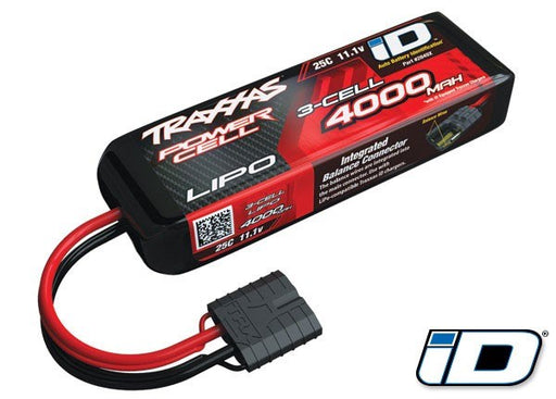 Traxxas 2849X - 4000mah 11.1v 3-Cell 25C LiPO Battery w/ID (7597357334765)