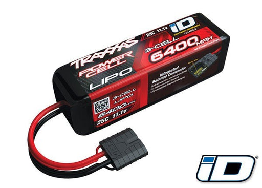 Traxxas 2857X - 6400mAh 11.1v 3-Cell 25C LiPo Battery (7622653608173)