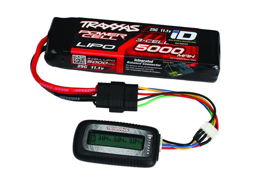 Traxxas 2968X - LiPo cell voltage checker/balancer (includes #2938X adapter for Traxxas iD batteries) (7650676801773)