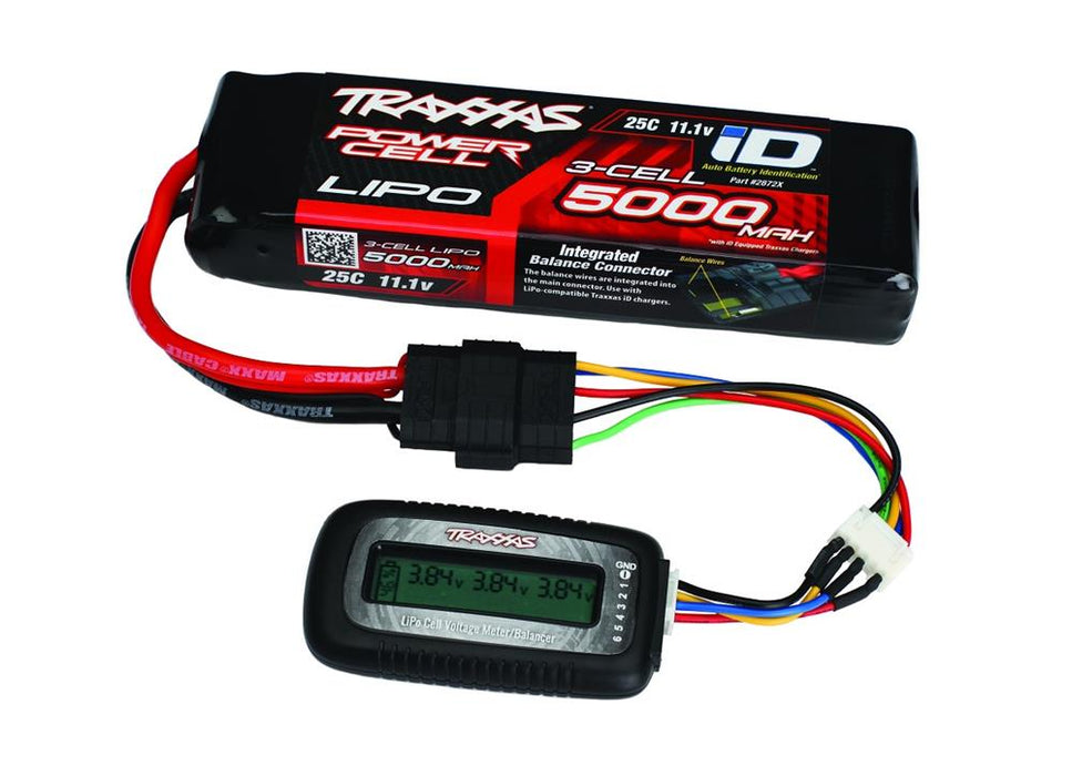 Traxxas 2968 - LiPo cell voltage checker/balancer (requires #2938X adapter for Traxxas iD batteries) (7617507262701)