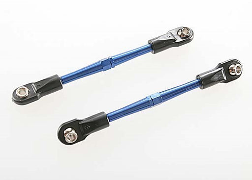 Traxxas 3139A - Turnbuckles Aluminum (Blue-Anodized) Toe Links 59mm (2) (assembled w/ rod ends & hollow balls) (requires 5mm aluminum wrench #5477) - Hobby City NZ