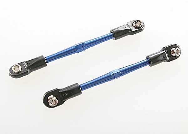 Traxxas 3139A - Turnbuckles Aluminum (Blue-Anodized) Toe Links 59mm (2) (assembled w/ rod ends & hollow balls) (requires 5mm aluminum wrench #5477) (769151500337)