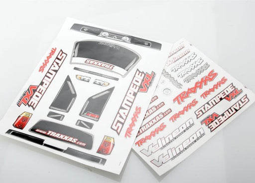 Traxxas 3613R - Decal Sheets Stampede Vxl - Hobby City NZ