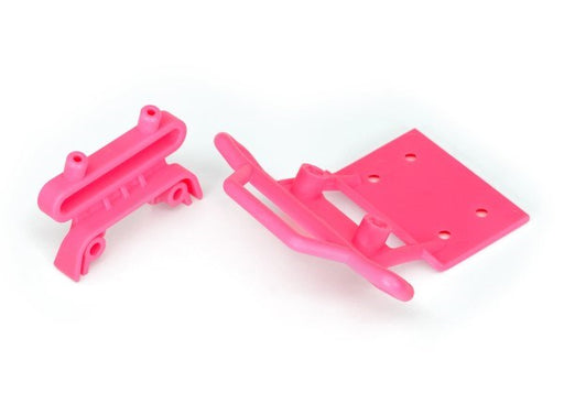 Traxxas 3621P - Bumper front / bumper mount front / 4x23mm RM (2)/ 3x10mm RST (2) (pink) - Hobby City NZ
