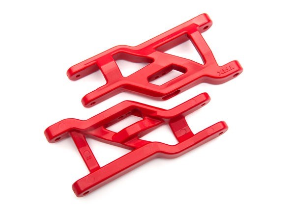 Traxxas 3631R - Suspension arms red front heavy duty (2) (7637938798829)