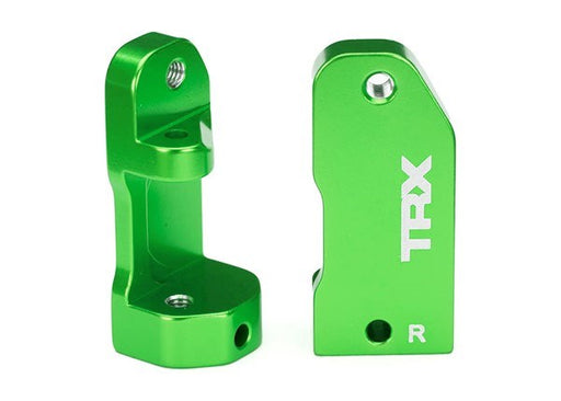 Traxxas 3632G - Caster blocks 30-degree green-anodized 6061-T6 aluminum (left & right)/ suspension screw pin (2) - Hobby City NZ