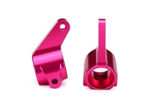 Traxxas 3636P - Pink-Anodized Aluminum Steering Blocks (769153073201)