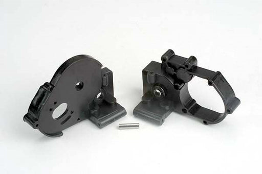 Traxxas 3691 - Gearbox Halves (L&R) (Black) W/ Idler Gear Shaft (7540662010093)