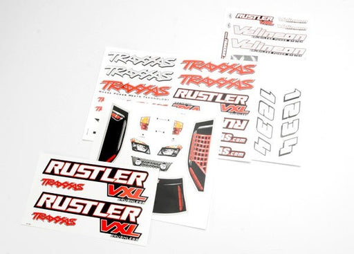 Traxxas 3713R - Decal Sheets Rustler Vxl - Hobby City NZ