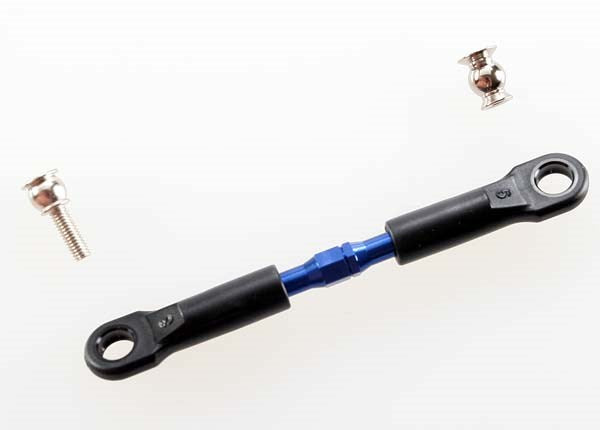 Traxxas 3737A - Turnbuckle aluminum (blue-anodized) camber link front 39mm (1) - Hobby City NZ
