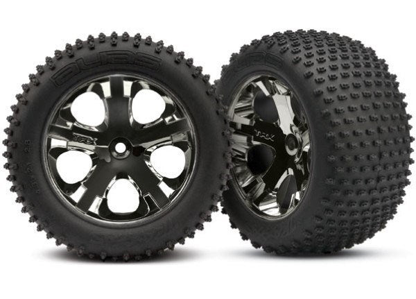 Traxxas 3770A - Tires & Wheels Assembled Glued (2.8") (All-Star Black