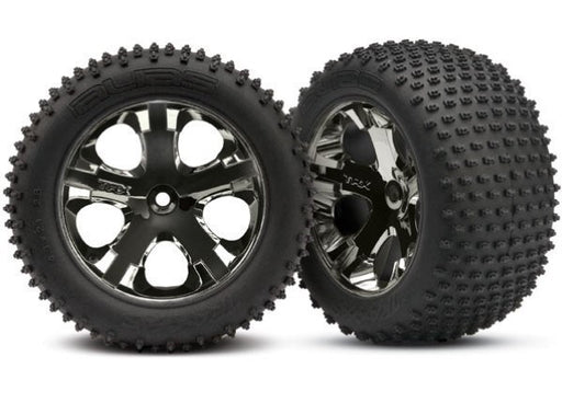 Traxxas 3770A - Tires & Wheels Assembled Glued (2.8") (All-Star Black (7540678754541)