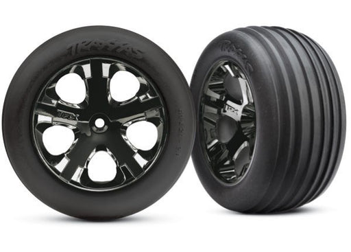 Traxxas 3771A - Tires & Wheels Assembled Glued (2.8")(All-Star  Black (769155039281)