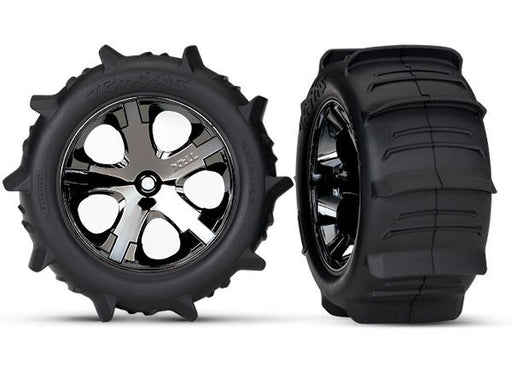 Traxxas 3776 - Tires & Wheels Assembled Glued (2.8") (All-Star Black C (7622647742701)