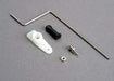 Traxxas 3825 - Steering rod/ plastic rod end/ chrome threaded ball & nut/ servo horn (769062174769)