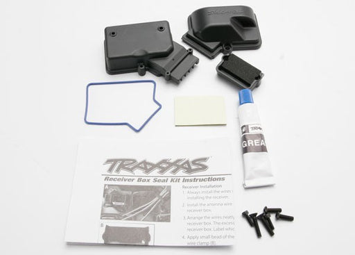 Traxxas 3924 - Box Receiver (Sealed)/ Foam Pad/ Silicone Grease/2.5X8mm BCS (2)/ 3x10mm CCS (2)/ 3x15mm CCS (2) (7622648070381)