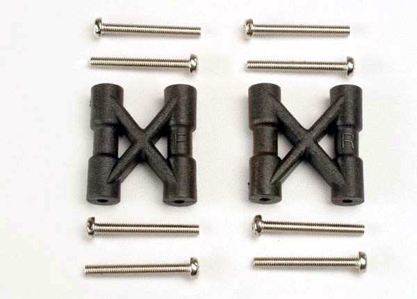 Traxxas 3930 - Bulkhead cross braces (2)/ 3x25mm CS screws (8) - Hobby City NZ