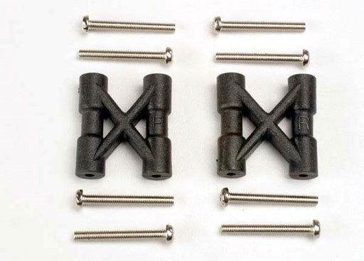Traxxas 3930 - Bulkhead cross braces (2)/ 3x25mm CS screws (8) (769063026737)