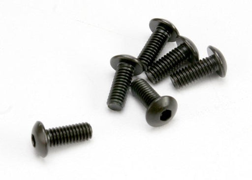 Traxxas 3936 - Screws 4x10mm button-head machine (hex drive) (6) - Hobby City NZ