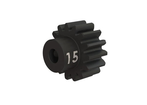 Traxxas 3945X - Gear 15-T pinion (32-p) heavy duty (machined hardened steel) (fits 3mm shaft)/ set screw - Hobby City NZ