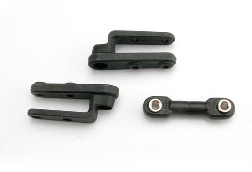 Traxxas 3968 - Servo horns steering (2)/ steering link (3x12mm) threaded rod (1)/ rod ends (2)/ hollow balls (2) (769064435761)