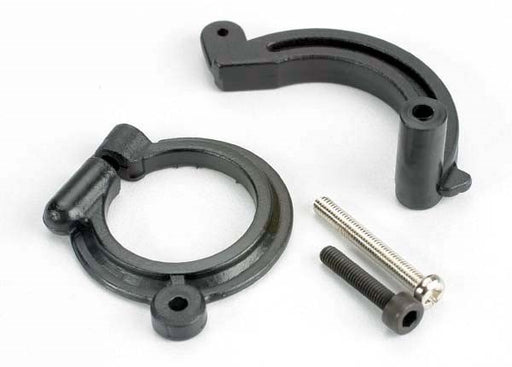 Traxxas 4028 - Brake support bracket/ brake band/ 3x25mm roundhead machine screw (1)/ 3x16mm cap hex screw (769066106929)