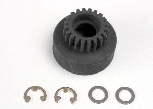 Traxxas 4120 - Clutch Bell (20-Tooth)/5X8X0.5Mm Fiber Washer (2)/ 5mm E-clip (requires #4611-ball bearings 5x11x4mm (2) - Hobby City NZ