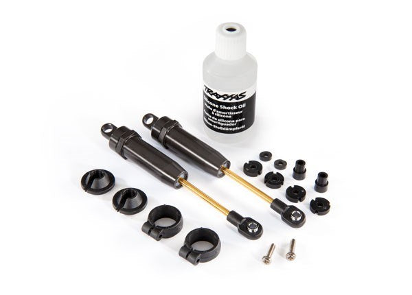 Traxxas 4761 - Shocks X-long (hard-anodized & PTFE-coated T6 aluminum) w/o springs (rear) (2)