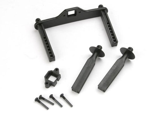 Traxxas 4914R - Body mount posts front (2)/ body mount rear/ body mount screw pins (4) (769159594033)