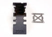Traxxas 4938 - Skidplate Rear Plastic (Black)/ Stainless Steel Plate (769080655921)