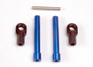 Traxxas 4944 - Bellcrank posts aluminum (2)/ steering link threaded rod (3x25mm)/ long rod ends (2) (769080885297)