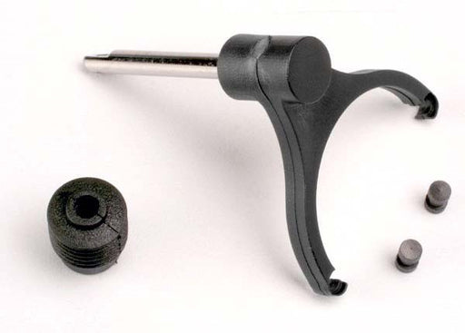 Traxxas 4989 - Shift fork-shaft/ shift fork pads (2)/ rubber shift shaft seal (769082327089)