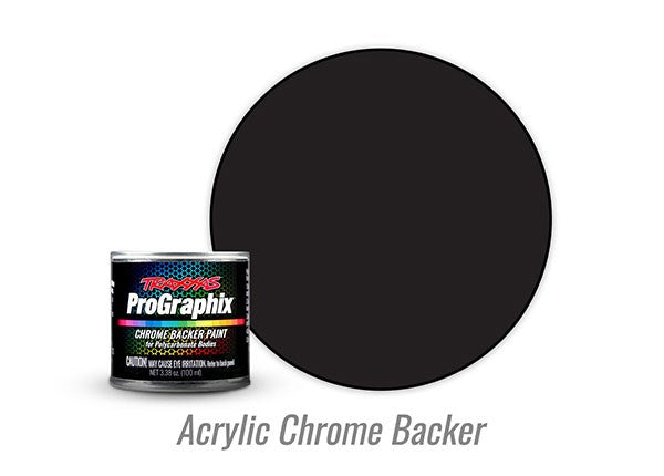 Traxxas 5044 - Backing paint ProGraphix black acrylic (100mL) (7710314430701)