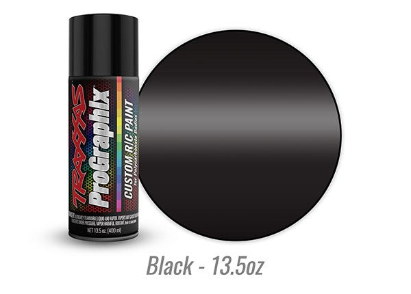 Traxxas 5055X - Body paint ProGraphix black (13.5oz) (7710315479277)