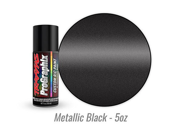 Traxxas 5075 - Body paint ProGraphix metallic black (5oz)