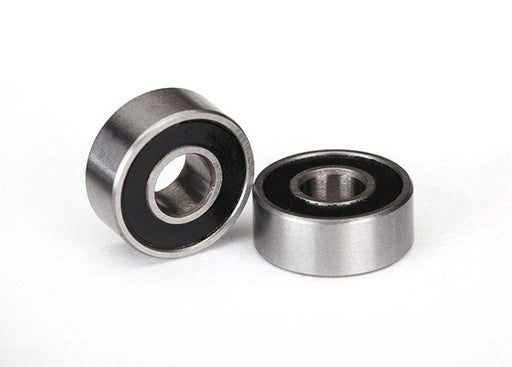 Traxxas 5104A - Ball bearings black rubber sealed (4x10x4mm) (2) (769163395121)