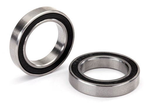 Traxxas 5107X Ball bearing black rubber sealed stainless (17x26x5) (2) (7654621642989)
