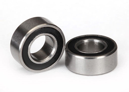 Traxxas 5115A - Ball bearings black rubber sealed (5x10x4mm) (2) (769163722801)