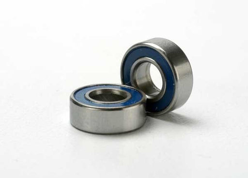 Traxxas 5116 - Ball bearings blue rubber sealed (5x11x4mm) (2) (7540665549037)