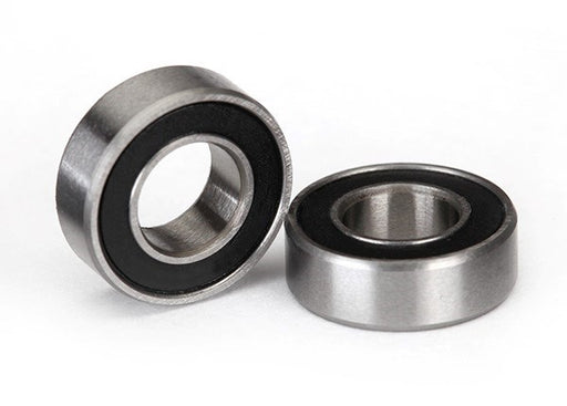 Traxxas 5117A - Ball bearings black rubber sealed (6x12x4mm) (2) (769163886641)